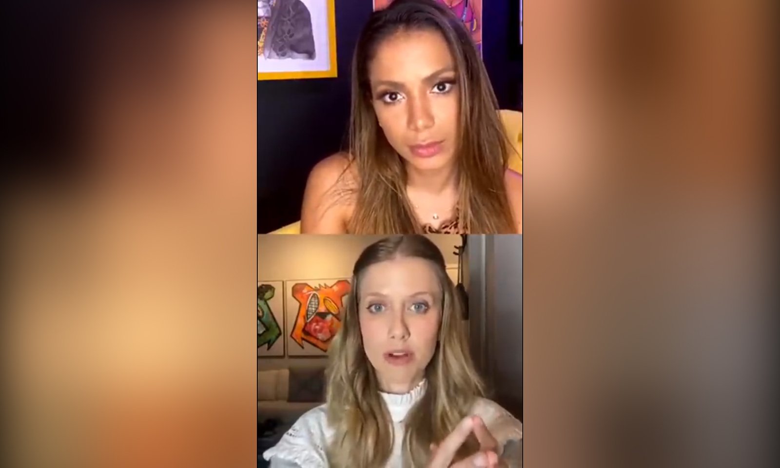 Assista à live completa de Anitta e Gabriela Prioli sobre política