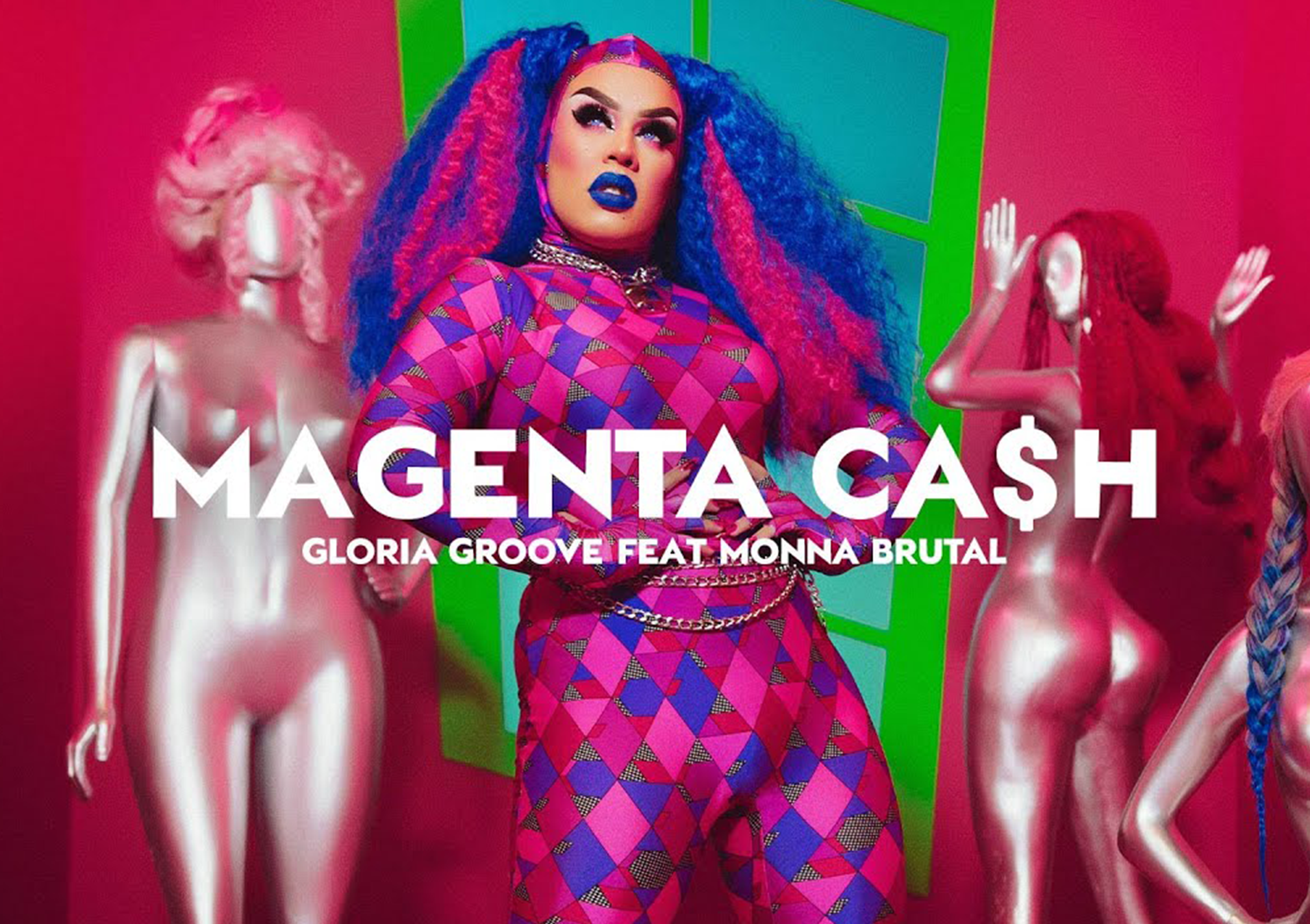 "MAGENTA CA$H" é o segundo clipe de "ALEGORIA", ep de Gloria Groove