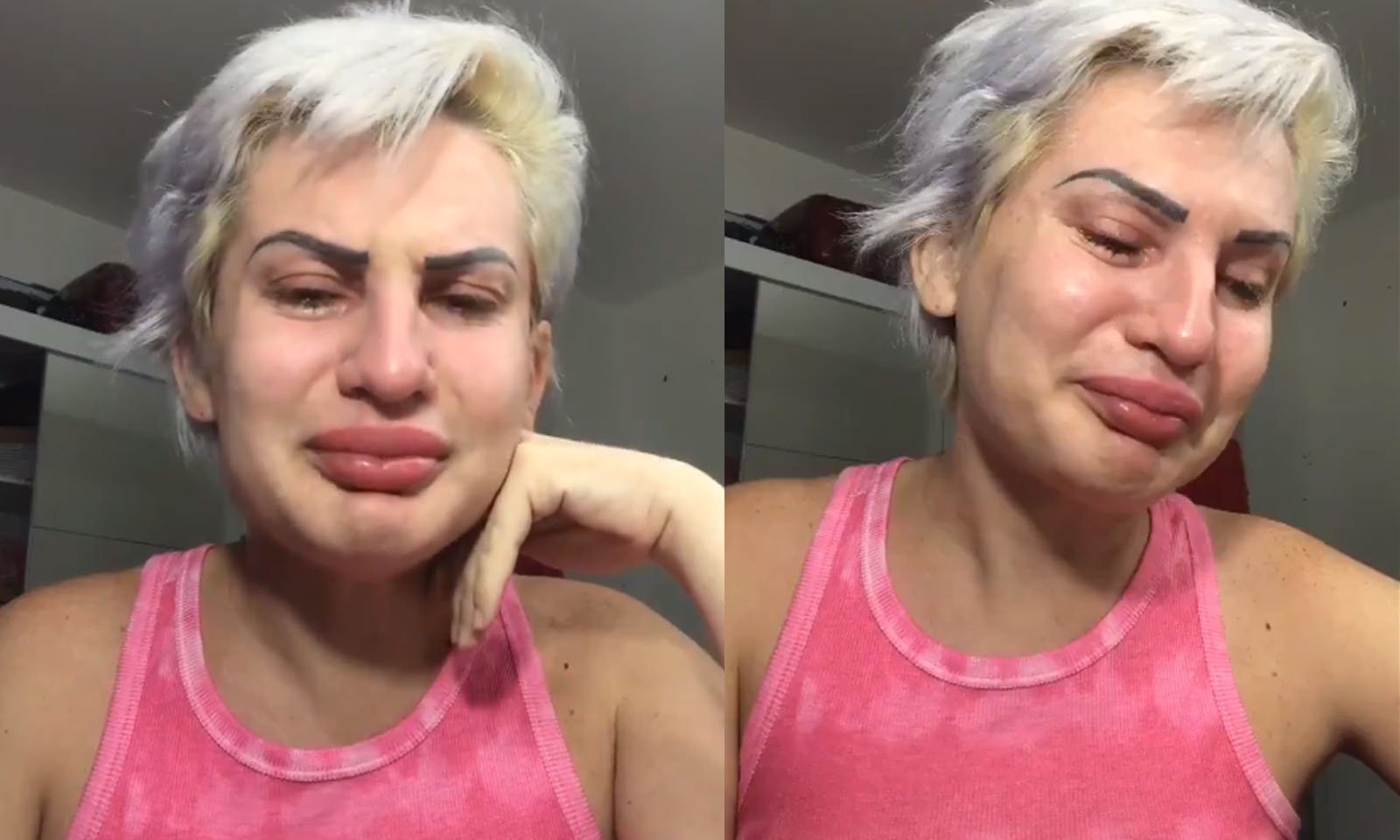 Após perder conta no Instagram, Romagaga chora em desabafo: 'não consigo manter o custo de vida básico'