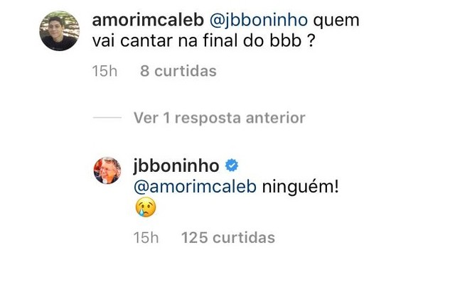 Boninho nega que final do BBB21 terá shows de Karol Conká e Projota