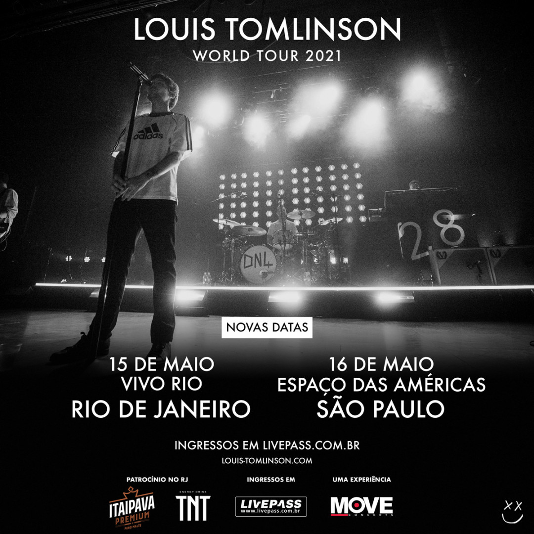 Show do Louis Tomlinson no Rio de Janeiro muda de lugar e novos ingressos serão disponibilizados