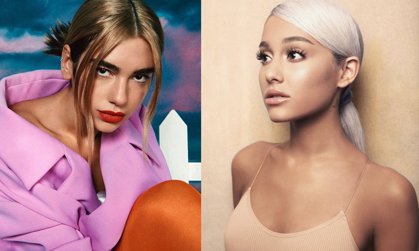 Dua Lipa e Ariana Grande gravaram remix da música “Pretty Please”, segundo site