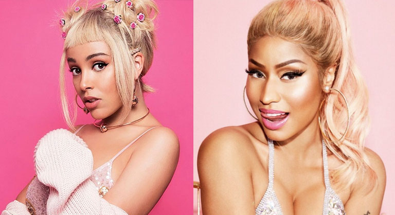 Doja Cat divulga remix de “Say So” com participação de Nicki Minaj