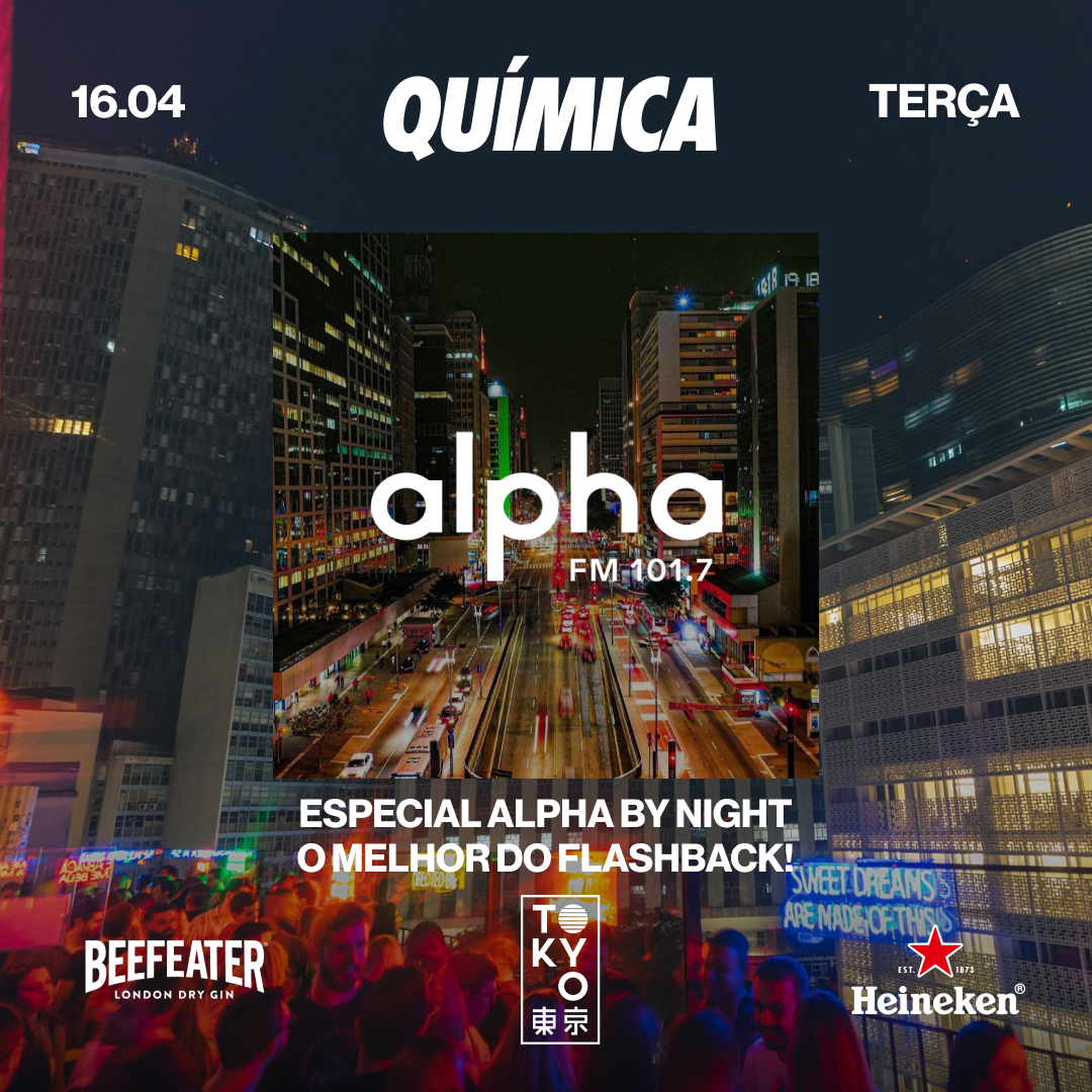 Tokyo recebe edição especial da festa Química ‘Alpha By Night’ com Carlos Nunez