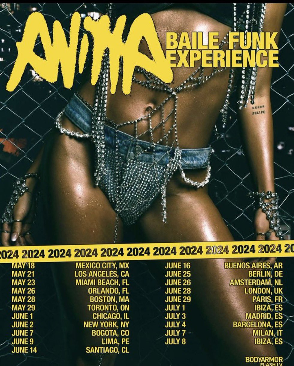 Com datas em NY e LA, Anitta anuncia a primeira turnê mundial 'The Baile Funk Experience'