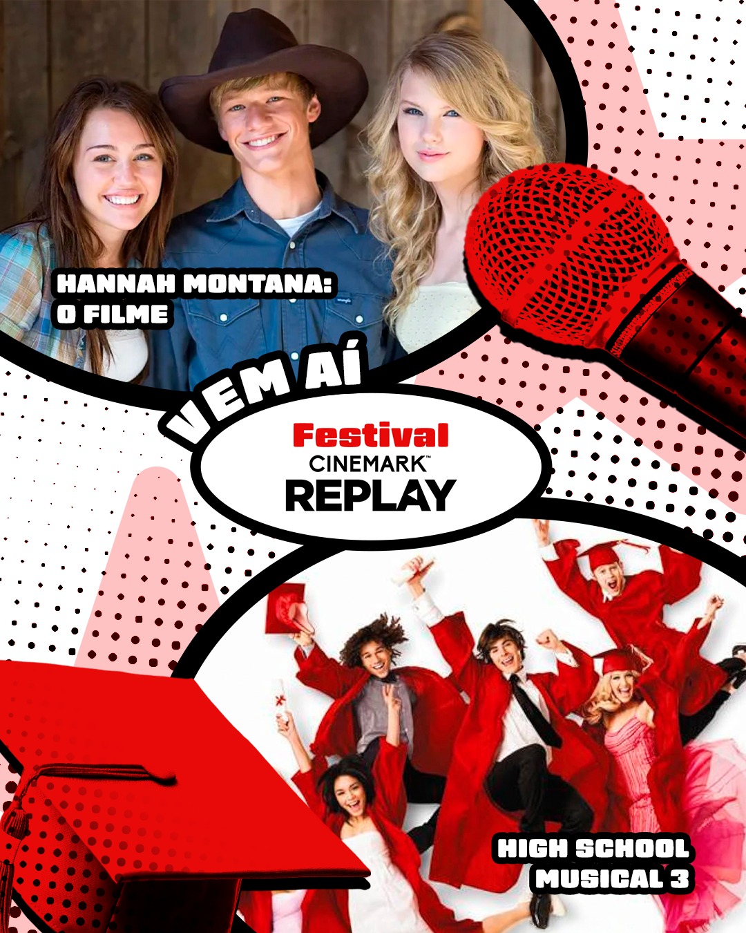 Festival Cinemark Replay vai reexibir “High School Musical 3” e “Hannah Montana – O Filme” por R$ 15