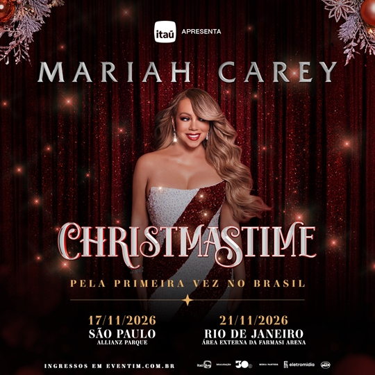 Mariah Carey anuncia shows natalinos in&eacute;ditos no Brasil com espet&aacute;culo &ldquo;Christmas Time&rdquo;